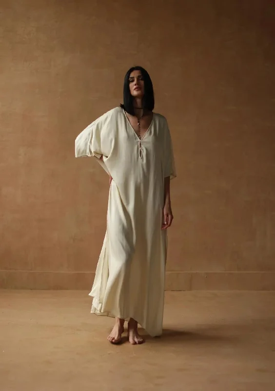 ARIA MAXI KAFTAN - NATURAL