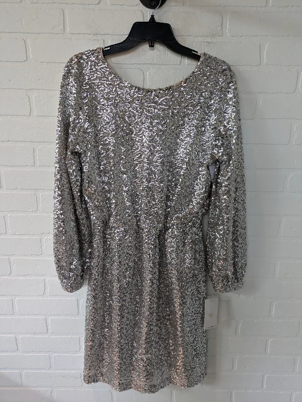 Dress Party Midi By Cmc In Silver, Size: M