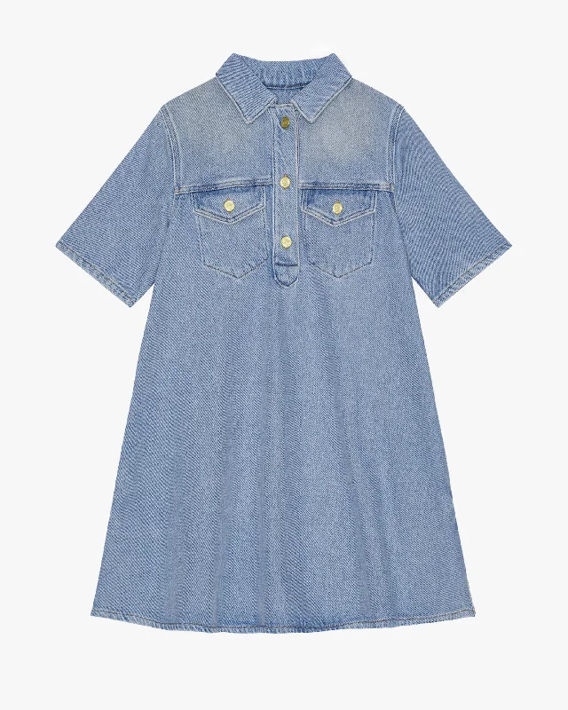 Heavy Denim Mini Dress