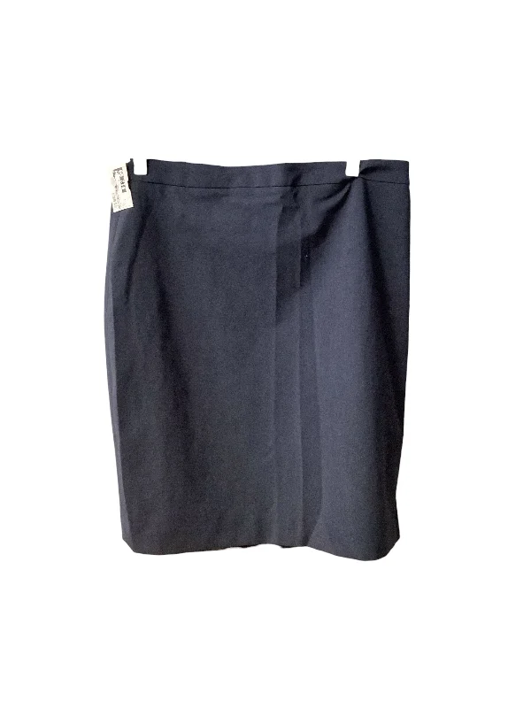 Skirt Mini & Short By Banana Republic In Navy, Size: 12