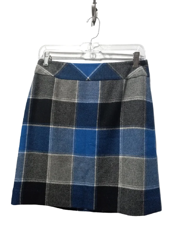 Skirt Mini & Short By Talbots In Plaid Pattern, Size: 2petite