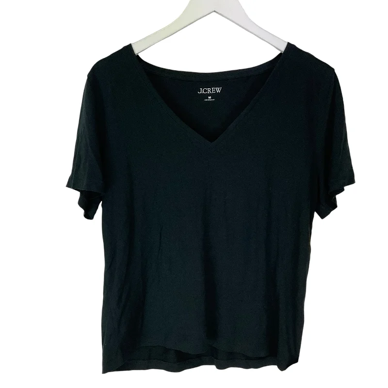 Top Short Sleeve Basic By J. Crew In Black, Size: M