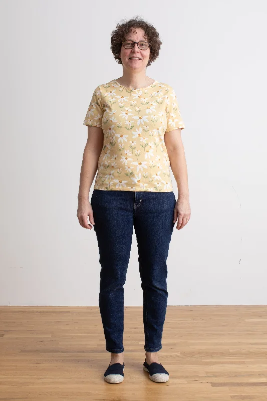 Women's Austin Top - Daisies Yellow