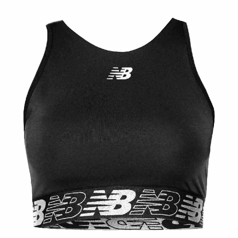 New Balance - Women's Relentless Crop Bra (WB31175 BK)