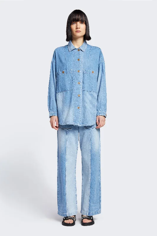 Sway Painters Shirt Multi Blue