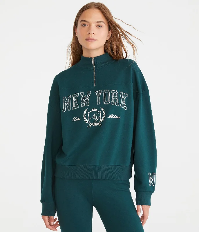 Aeropostale New York Soho Athletics Quarter-Zip Sweatshirt