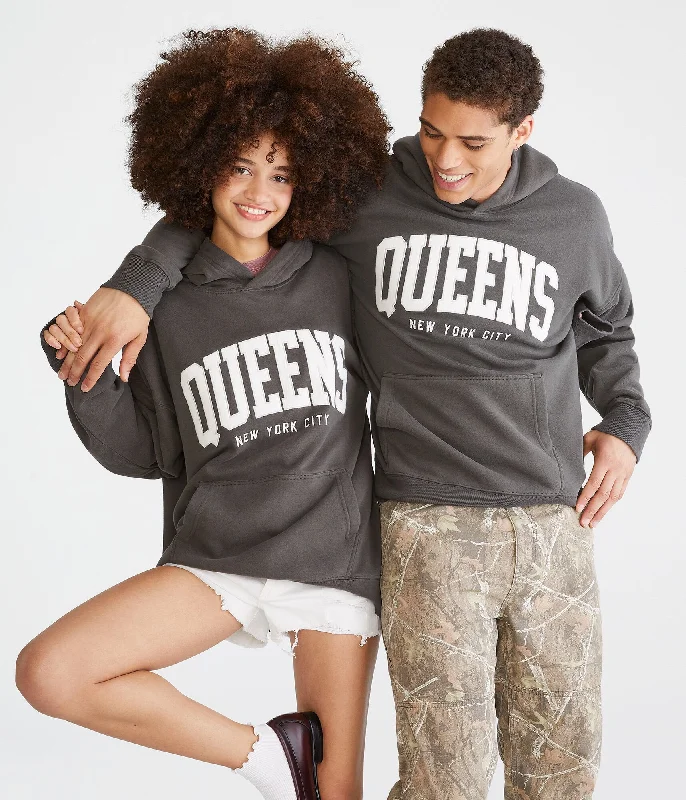 Aeropostale Queens Nyc Essentials Pullover Hoodie