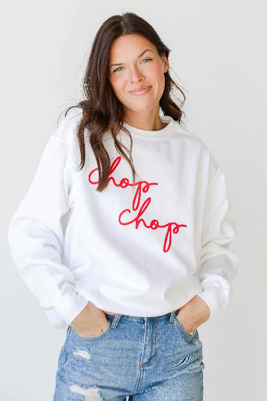 Chop Chop Script Sweatshirt