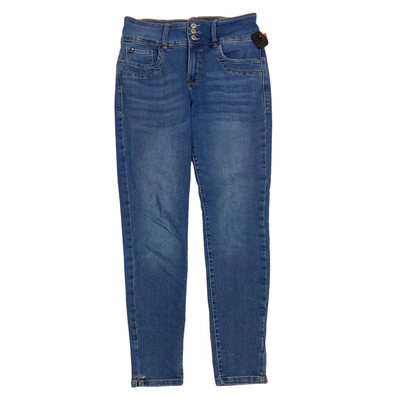 Jeans Skinny By Curve Appeal In Blue Denim, Size: 8