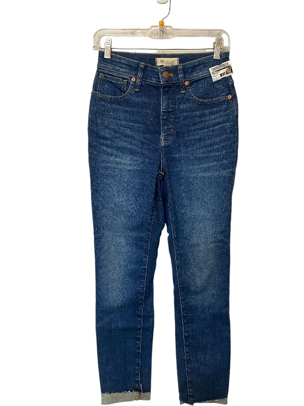 Jeans Skinny By Madewell In Blue Denim, Size: 2