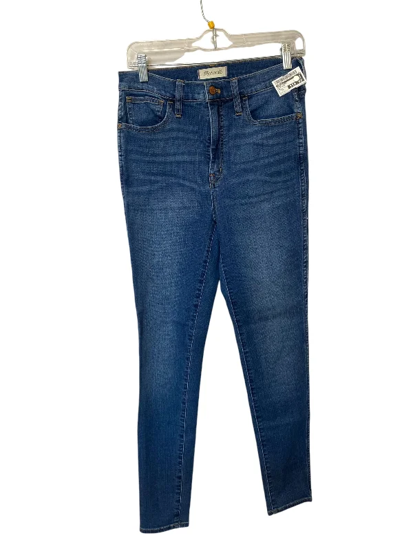 Jeans Skinny By Madewell In Blue Denim, Size: 6l