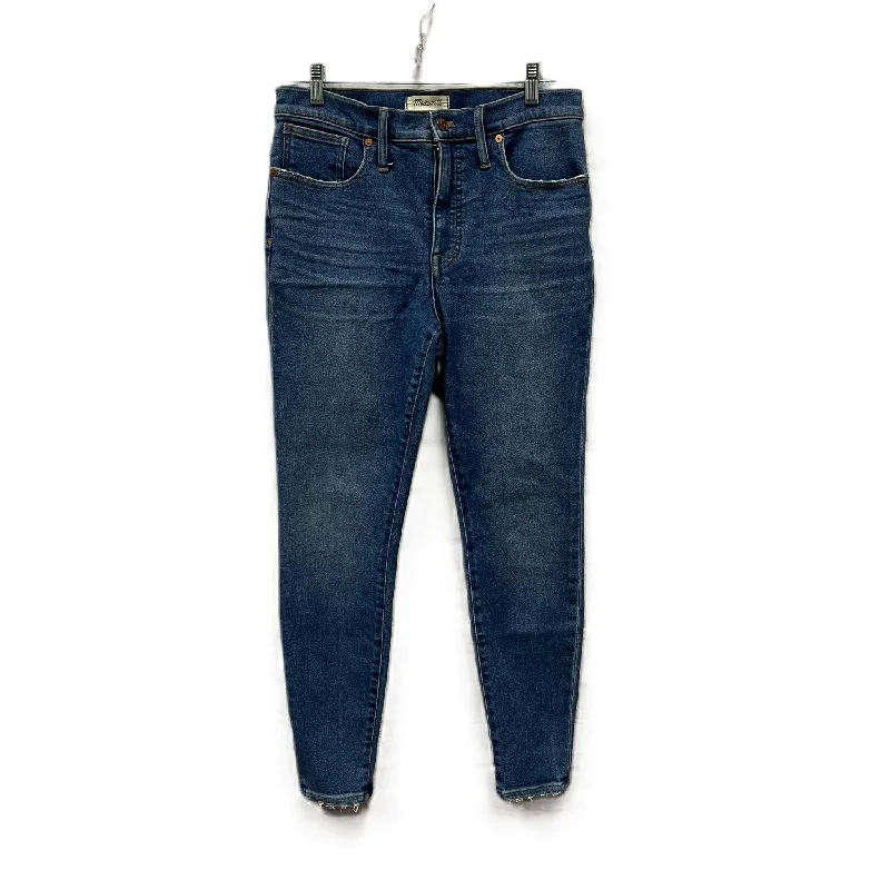 Jeans Skinny By Madewell In Blue, Size: 10