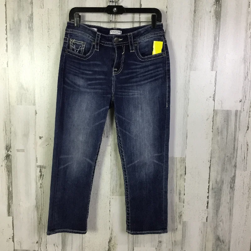 Jeans Skinny By Vigoss In Blue Denim, Size: 6