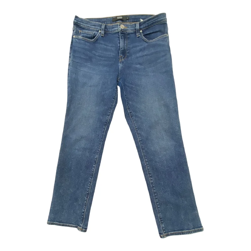 Jeans Straight By Hudson In Blue Denim, Size: 8